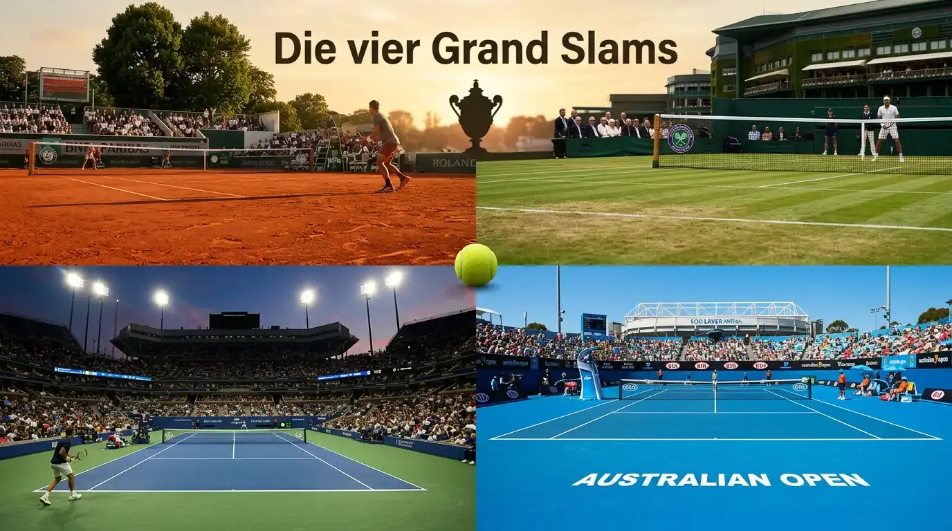 Grand Slam Tennis Wetten – die vier Major-Turniere im Quotenvergleich